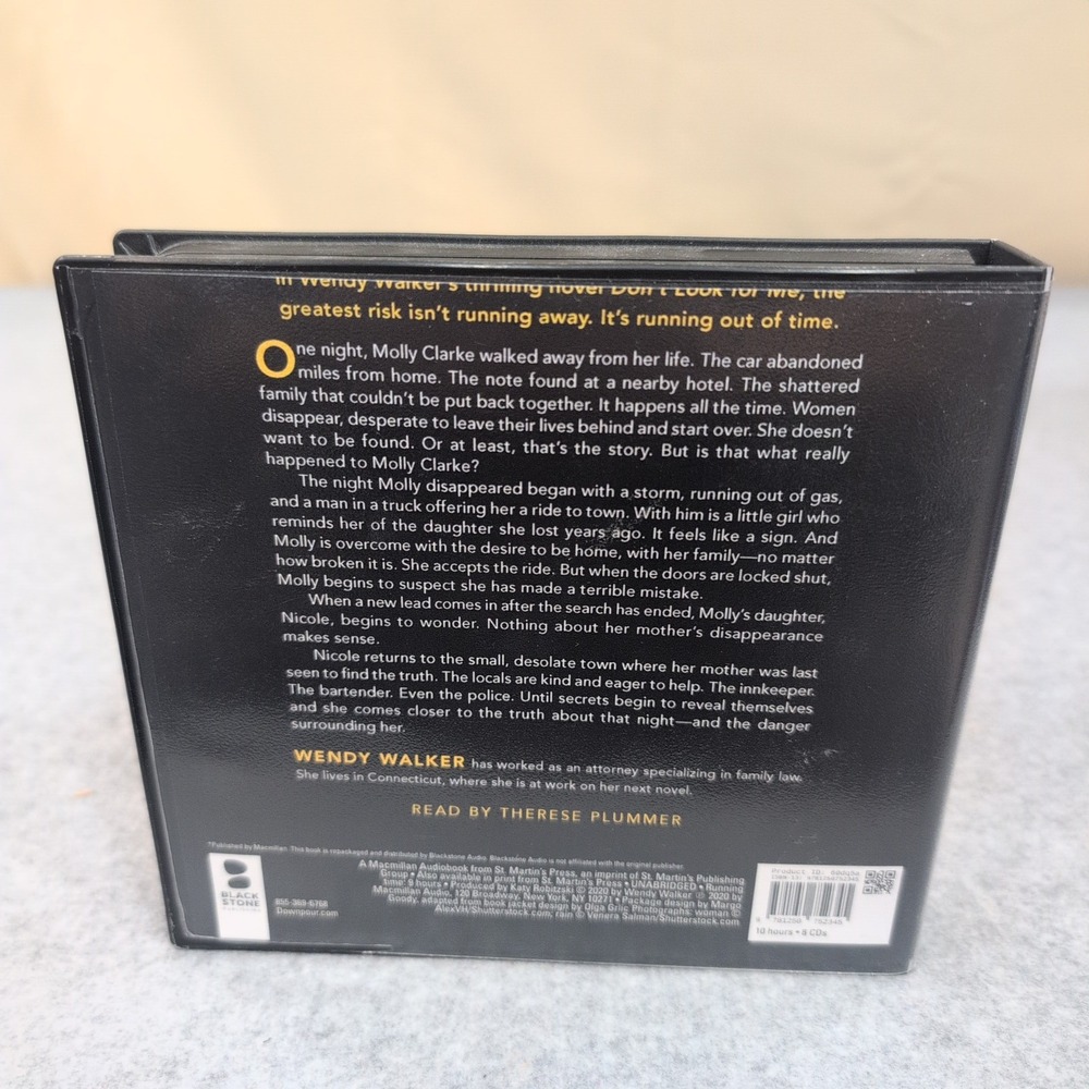 Don't Look For Me Wendy Walker Audio CD Unabridged Audiobook Therese Plummer - Picture 2 of 2